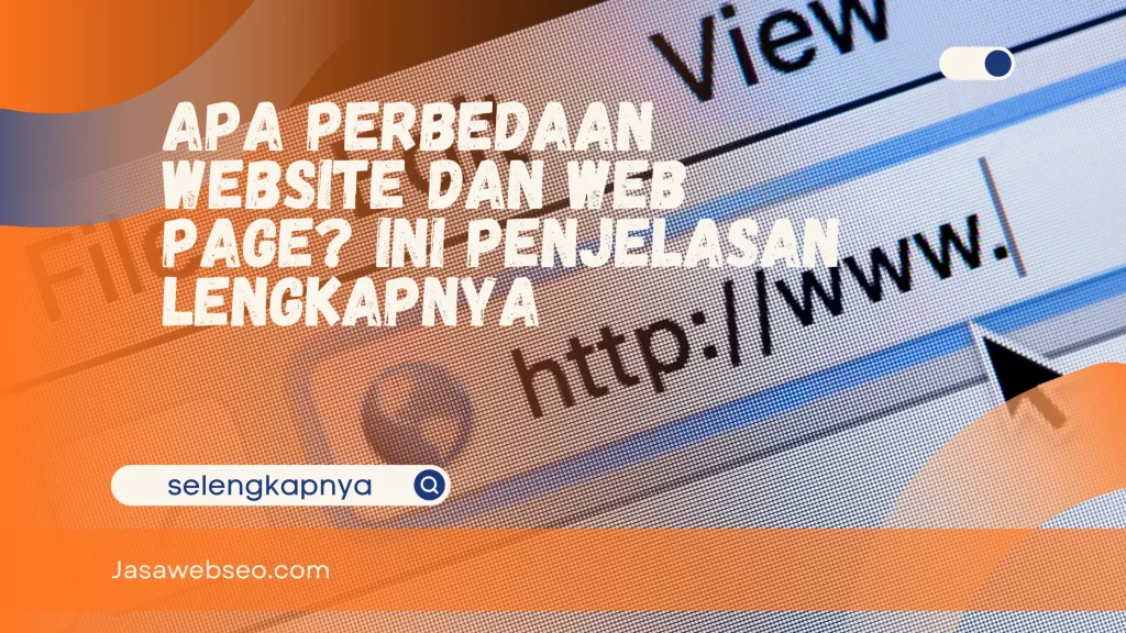 perbedaan website dan web page