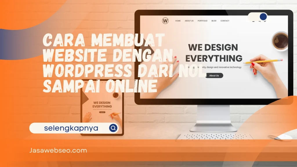 membuat website dengan wordpress