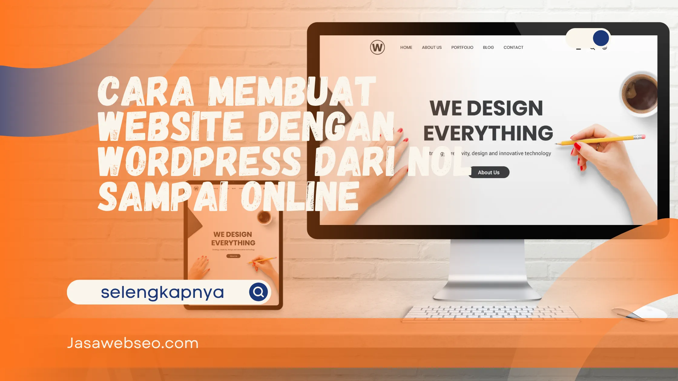 membuat website dengan wordpress