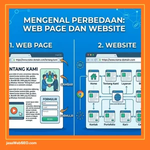 perbedaan website dan web page