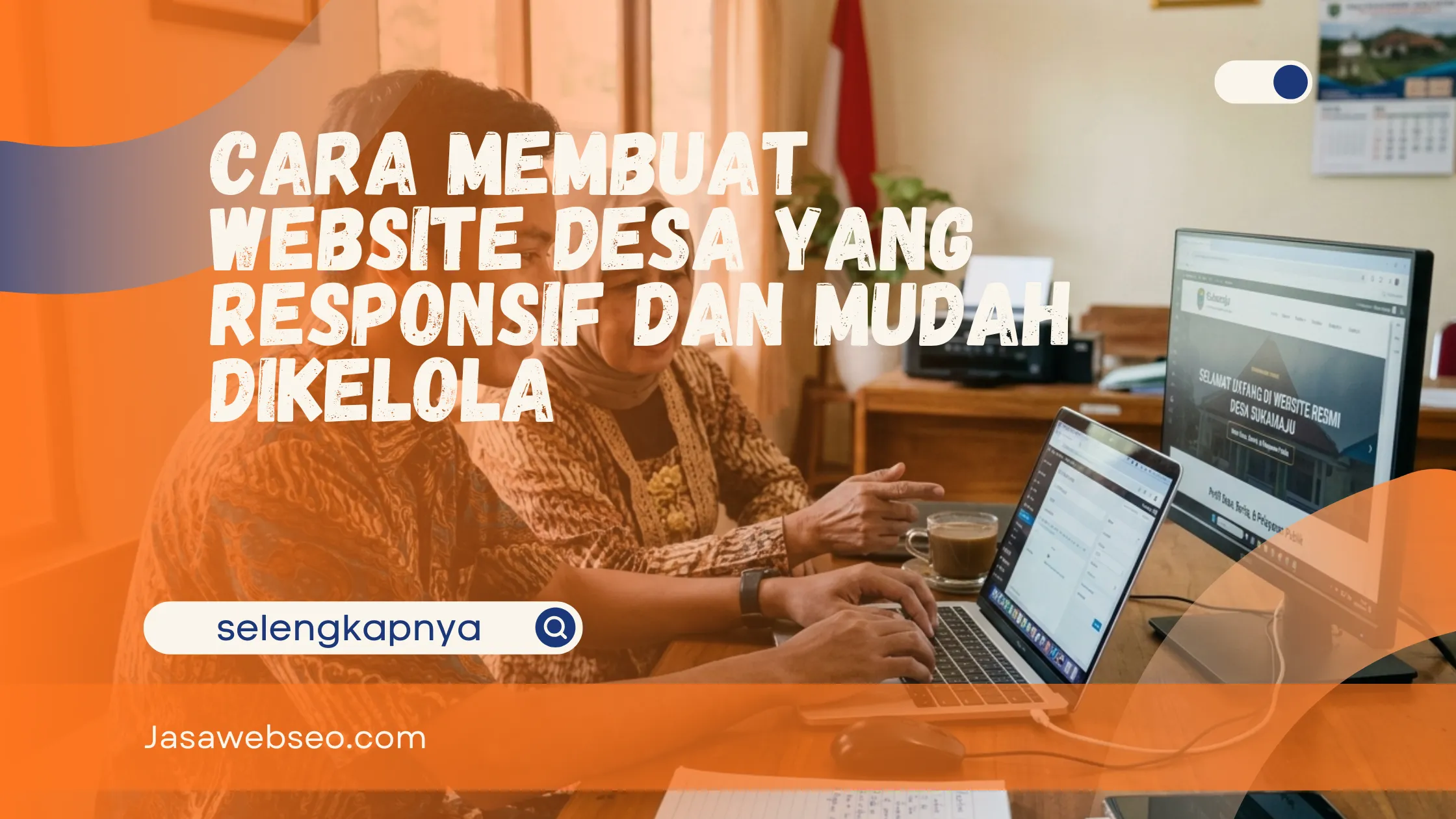 cara membuat website desa